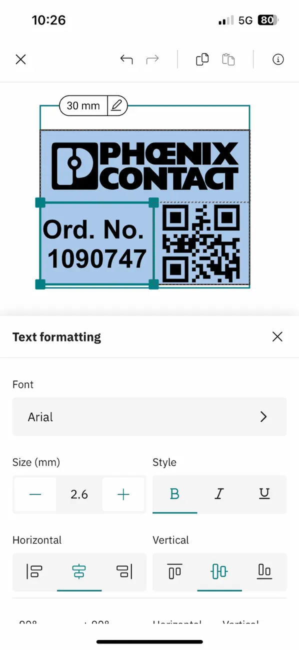Screenshot #2 pour PHOENIX CONTACT MARKING system