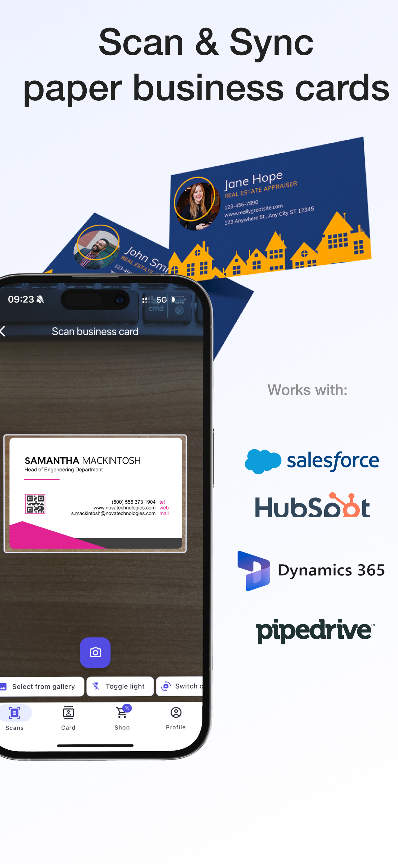 Spreadly Digital Business Card