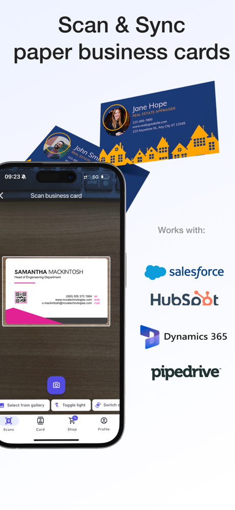 Spreadly Digital Business Card screenshot 6