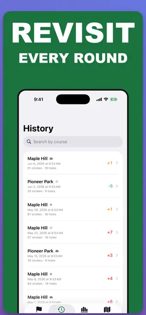 Disc Golf Scorecard & Stats screenshot 4