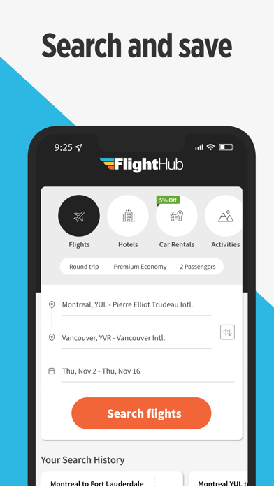 FlightHub - Find Cheap Flights Screenshot