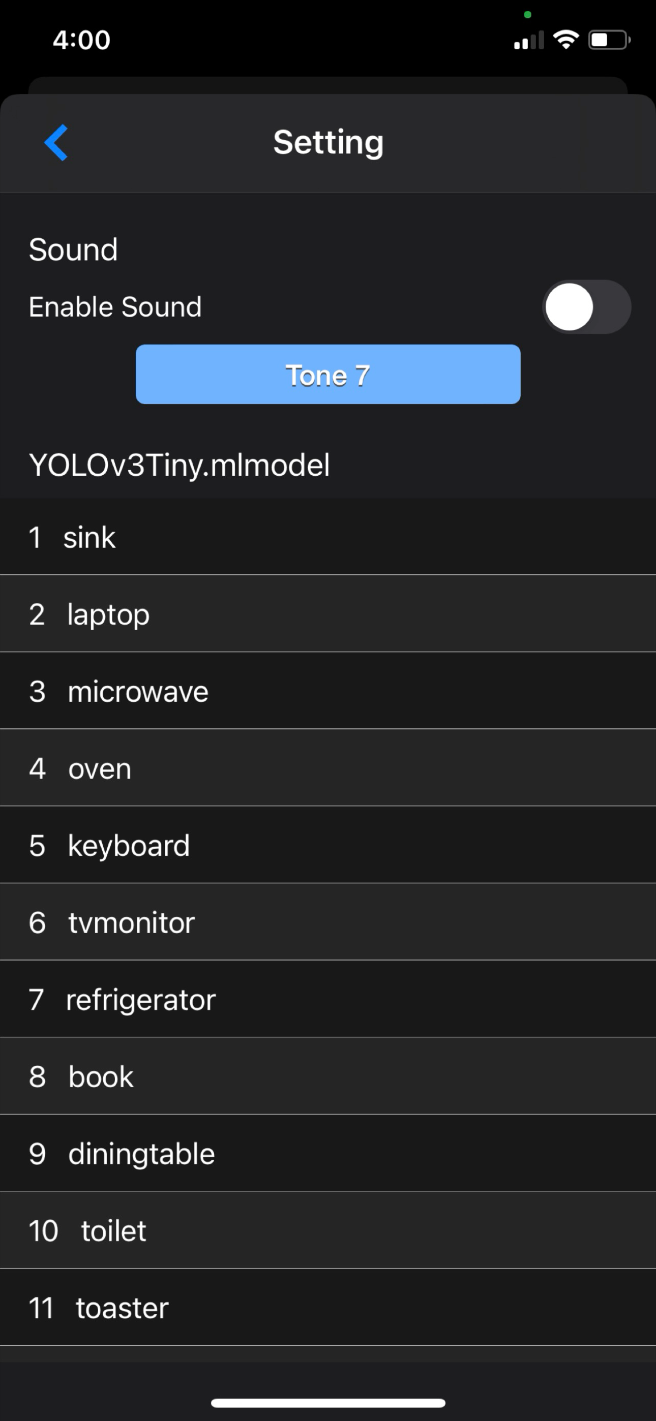 Object Detection Cam screenshot 4