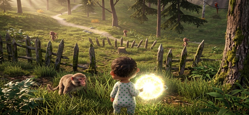 The Baby in Jungle Adventure screenshot 3