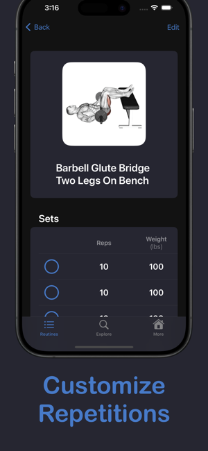 ‎Dumbell: Health and Fitness Screenshot