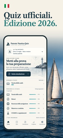 Patente Nautica Quiz 2026 iPhone screenshot