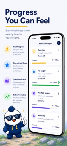 Leo: 21 Day Habit Builder iPhone screenshot