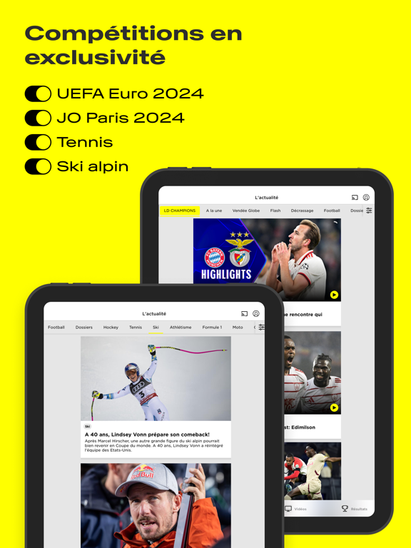 RTS Sport: Live et Actualité iPad screenshot 5 - Sports app