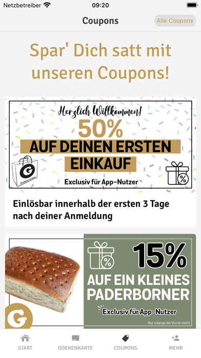 Goeken backen Screenshot