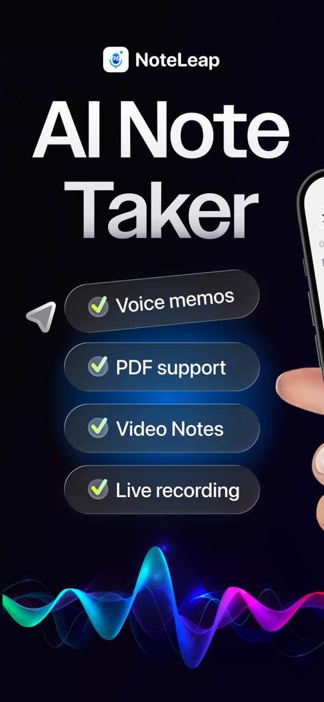AI Note Taker - Noteleap AI - Productivity App | MWM