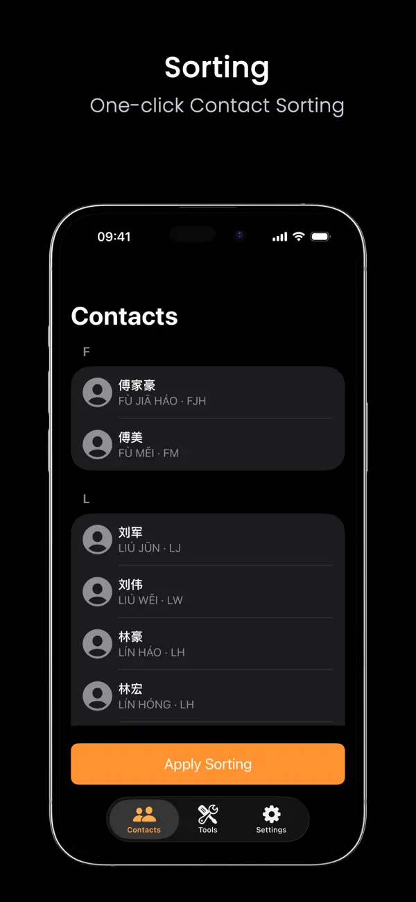 Screenshot #2 pour SortMyContacts