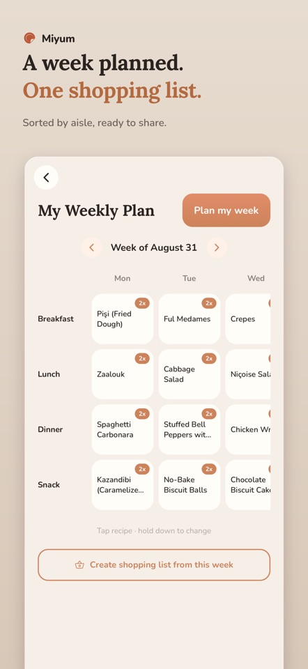 Miyum: Recipe Notebook screenshot 5