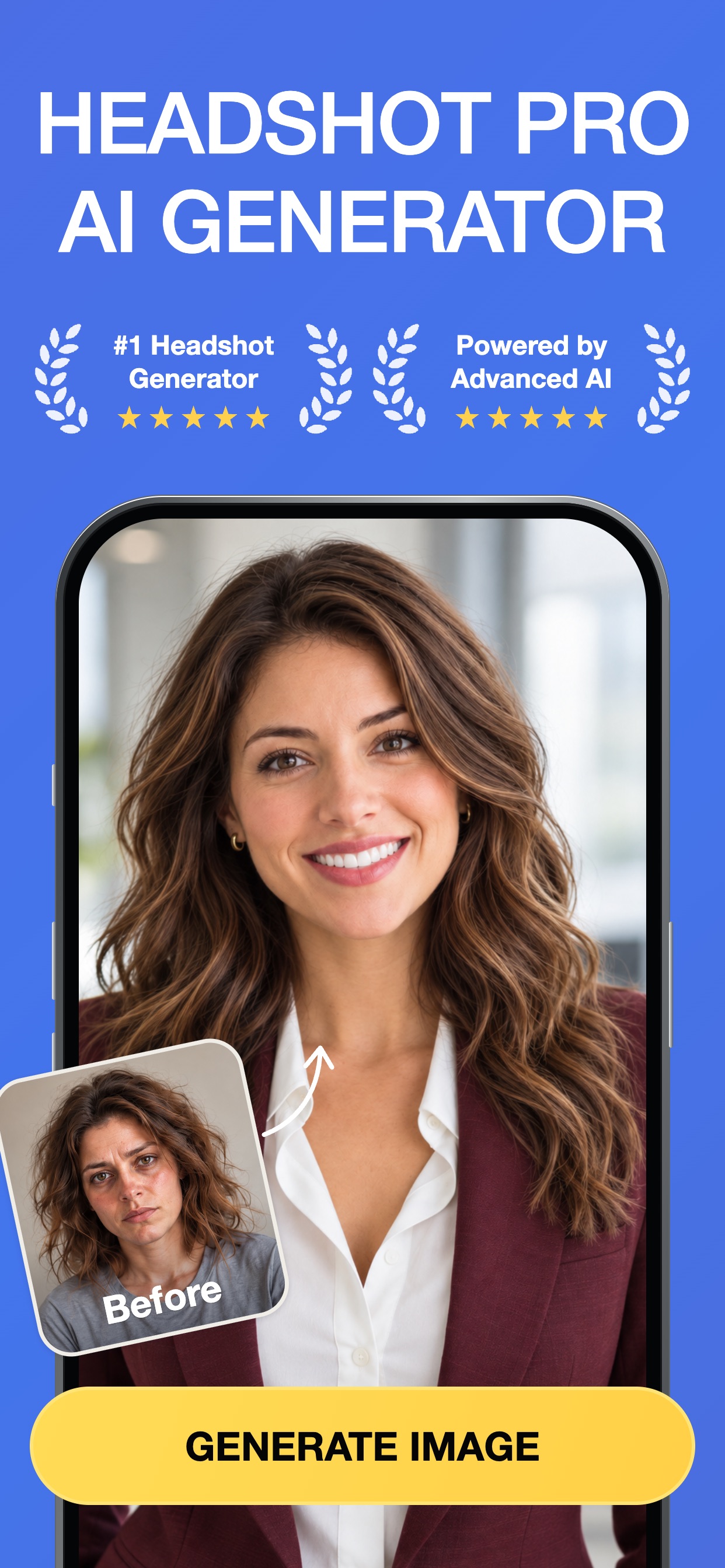 Screenshot 1 of Headshot Pro AI Generator