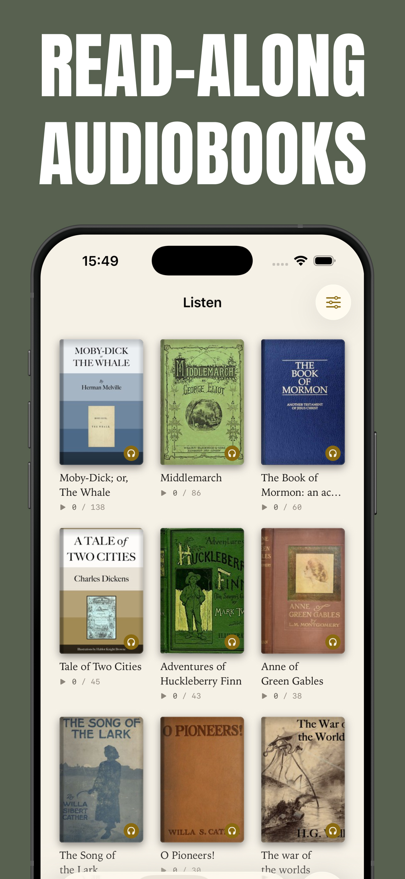 Project Gutenberg eBook Reader screenshot 3