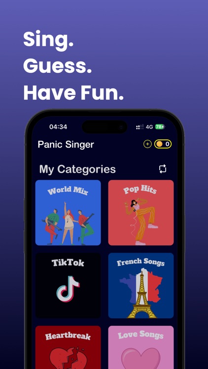 Panic Singer - Music Trivia