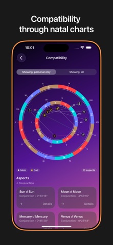 Natal Chart – Placidus screenshot