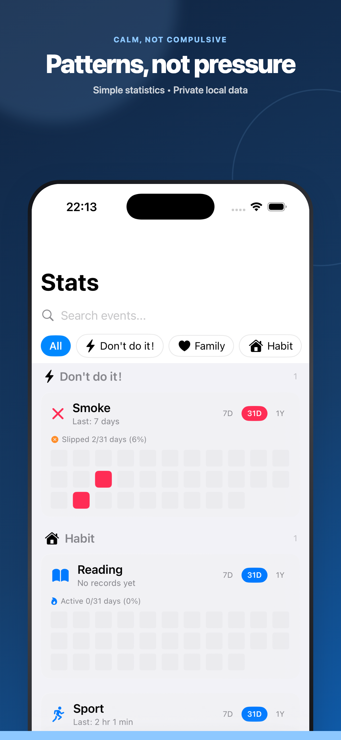 LastTimeIs: When Did I Last? screenshot 5