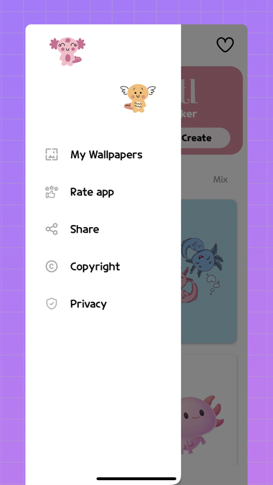 Cute Axolotl Wallpapers Screenshot