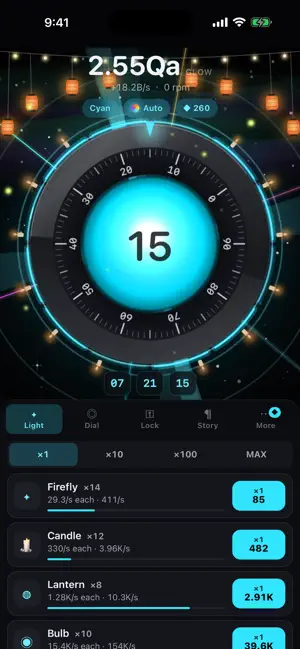 Glowdial screenshot 2