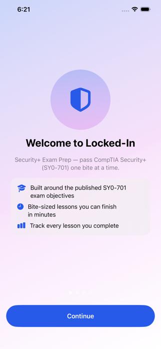 Locked In: Prep for Security+ Screenshot 2 of 8