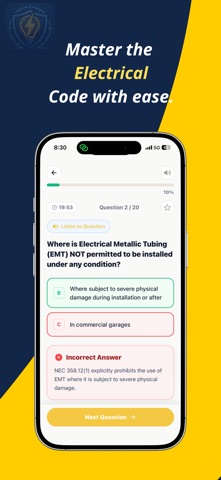 Electrician Journeyman Prep Screenshot 6 of 9