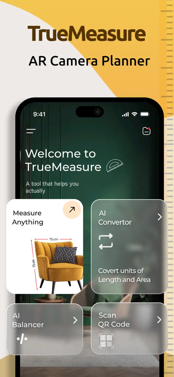 Screenshot #1 pour TrueMeasure: AR Camera Planner