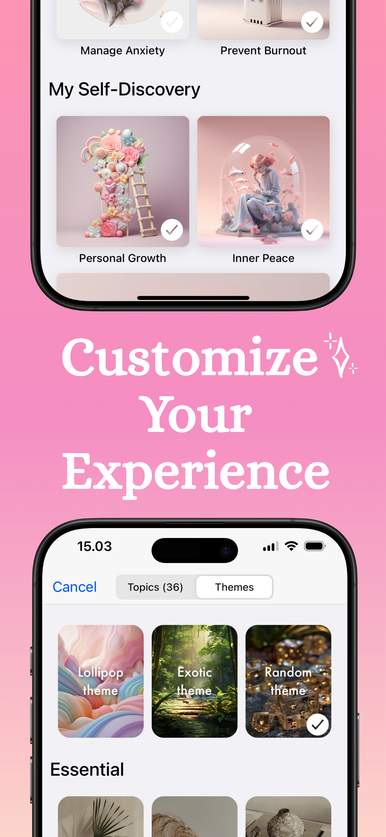 my me - Self-Improvement App