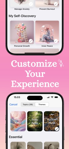 my me - Self-Improvement App iPhone screenshot