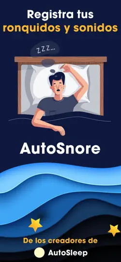 Captura de pantalla de AutoSnore: Graba Tus Ronquidos en iPhone 1
