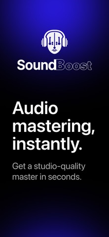 Audio Mastering - SoundBoost Screenshot 1 of 8