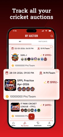CricAuction - Cricket Auction screenshot