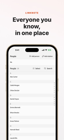 People Record: LinkNote Screenshot 1 of 7