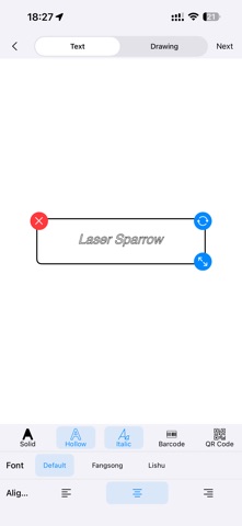 LaserSparrow iPhone screenshot