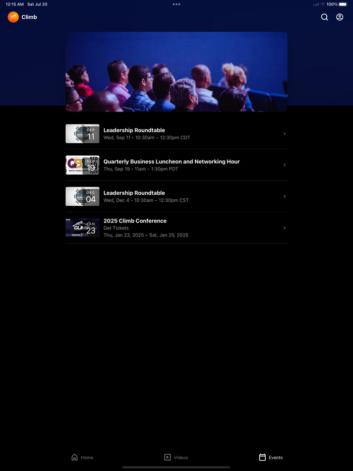 Climb  One Community Church