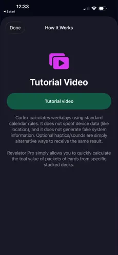 Codex screenshot