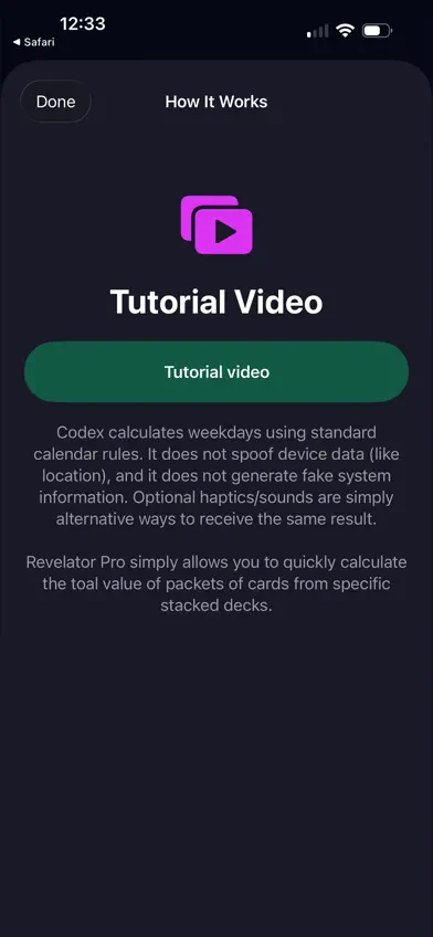 Codex by Lloyd Barnes screenshot 4