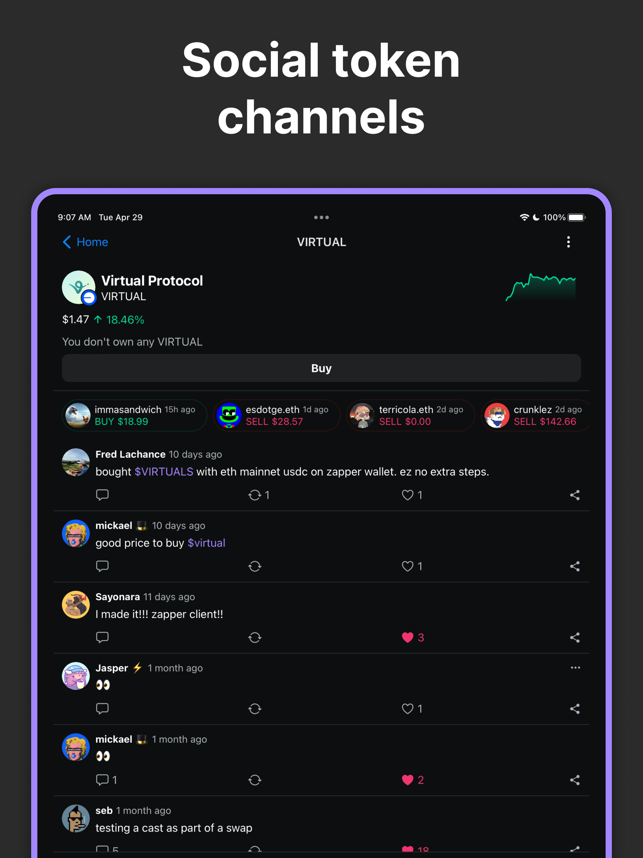 Zapper: Social Wallet screenshot 9