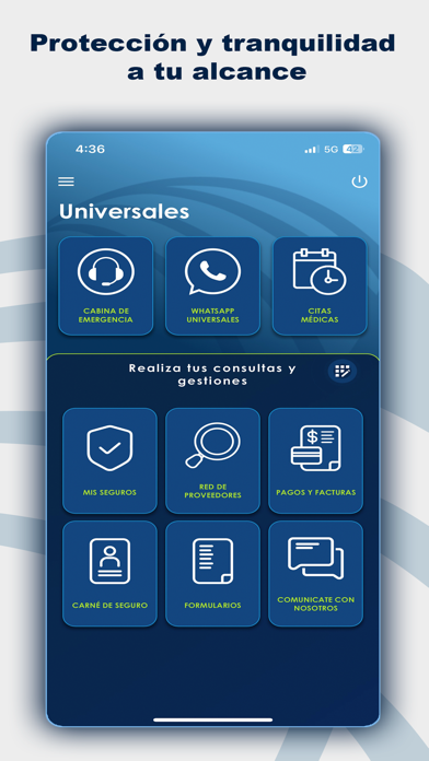 Seguros Universales Screenshot