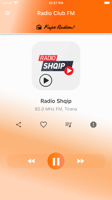 Radio Club FM (Official) Screenshot