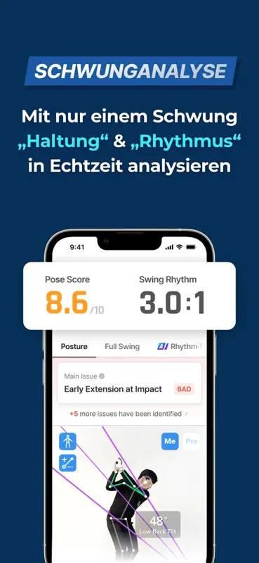 GolfFix: KI Golf Coach,Analyse screenshot 3 of 9