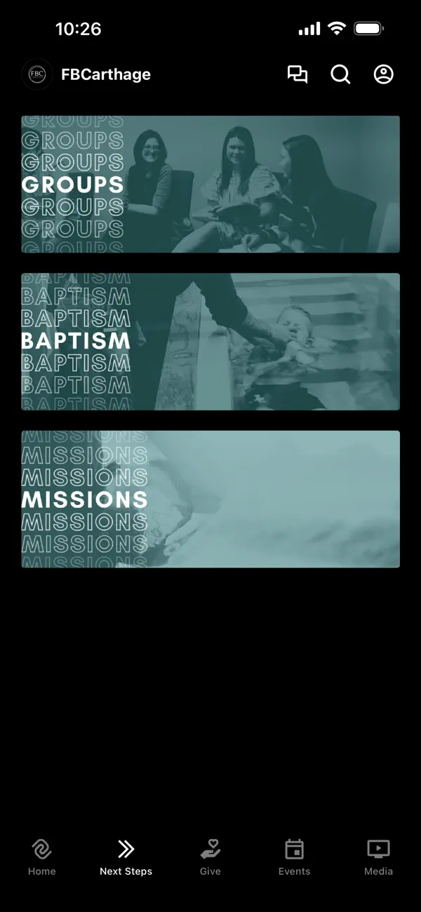 Screenshot #2 pour First Baptist Carthage