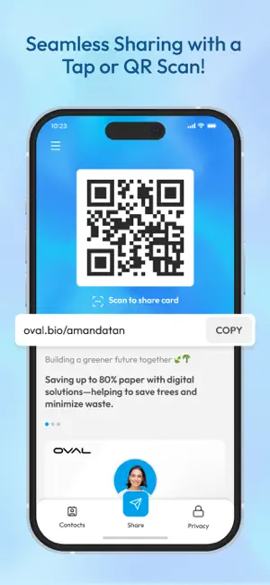 Oval - Digital Business Card screenshot 4