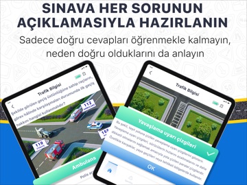 Emyat: Ehliyet Sınav Soruları iPad screenshot
