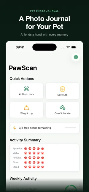 PawScan: Pet Photo Journal screenshot 1