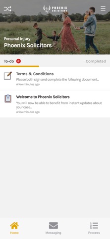 Phoenix Solicitors screenshot