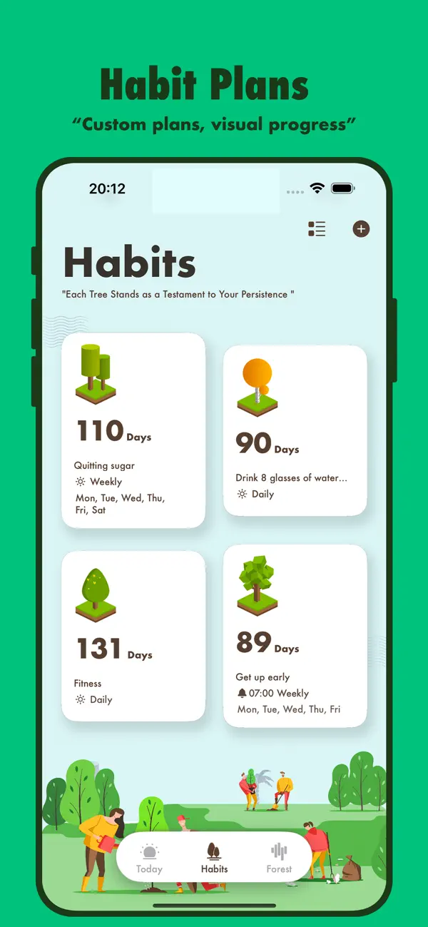 Screenshot #3 pour Habits: Daily Tracker