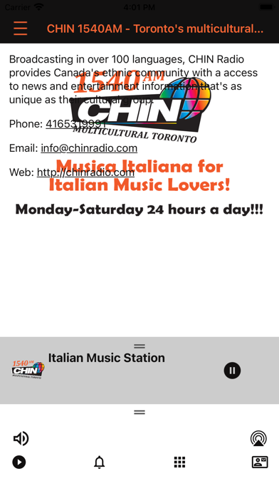 CHIN RADIO Ottawa Screenshot