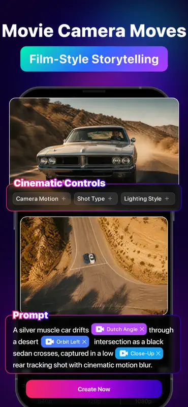 Filmit AI: Cinematic Templates screenshot 2 of 7