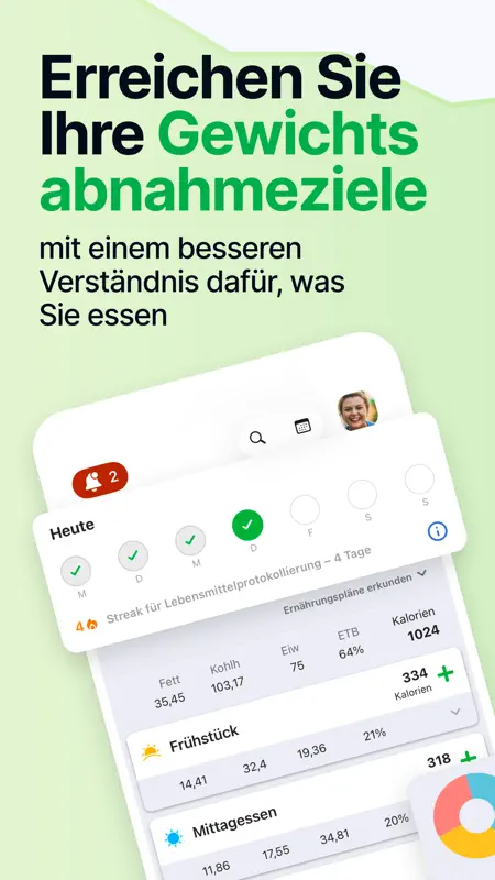 Kalorienzähler von fatsecret screenshot 1 of 10