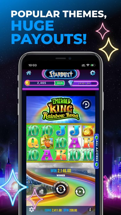 Stardust Social Casino Screenshot
