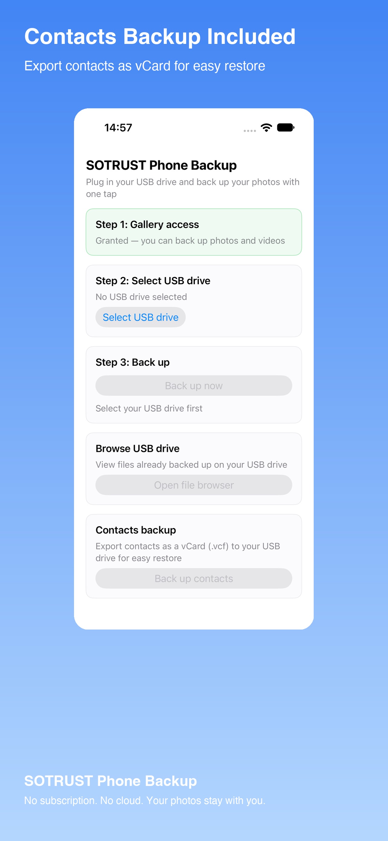 Screenshot 4 of SOTRUST Phone Backup